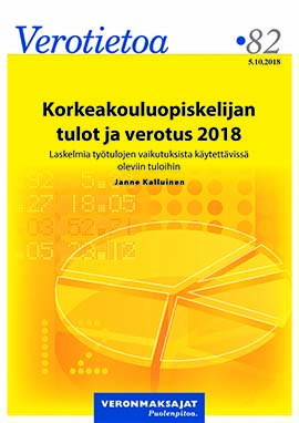Korkeakouluopiskelijan tulot ja verotus 2018