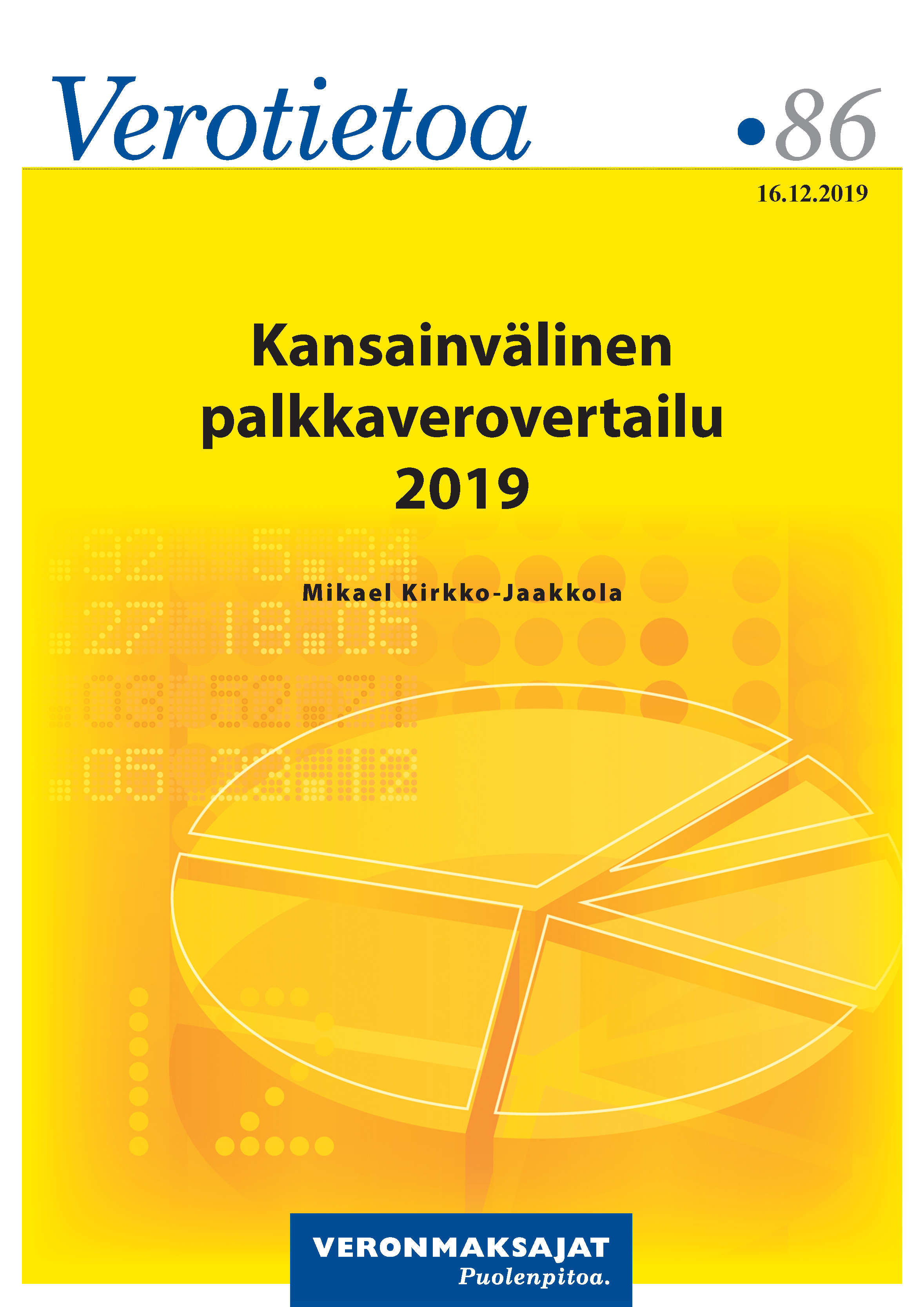Kansainvälinen palkkaverovertailu 2019